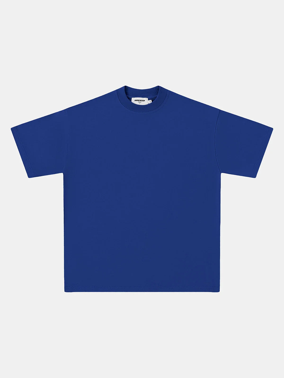 320 GSM LOOSE FIT 'CHEMICAL BLUE' T-SHIRT