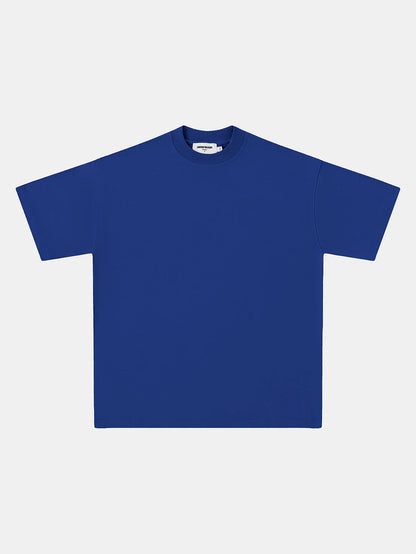 320 GSM LOOSE FIT 'CHEMICAL BLUE' T-SHIRT