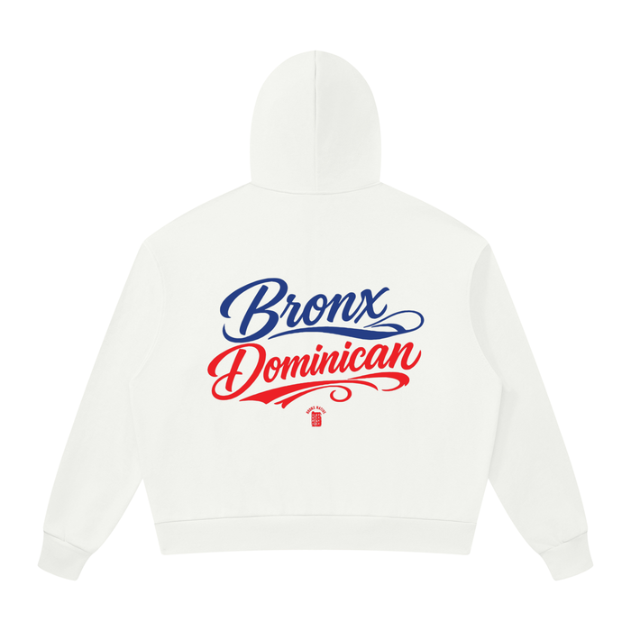 Dominican Republic Unisex Drop Shoulder Full Zip Hoodie