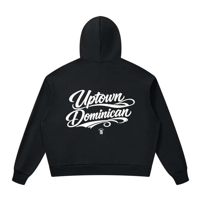 Dominican Republic Unisex Drop Shoulder Full Zip Hoodie