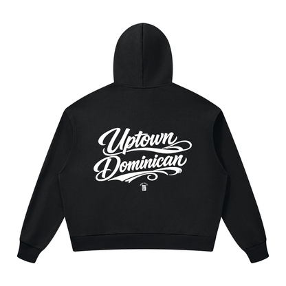 Dominican Republic Unisex Drop Shoulder Full Zip Hoodie