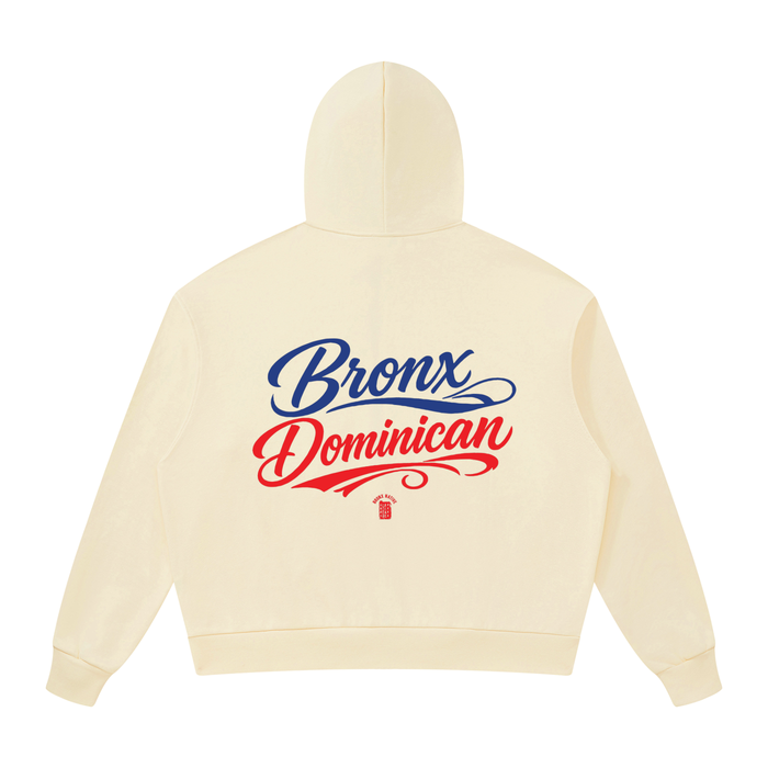Dominican Republic Unisex Drop Shoulder Full Zip Hoodie