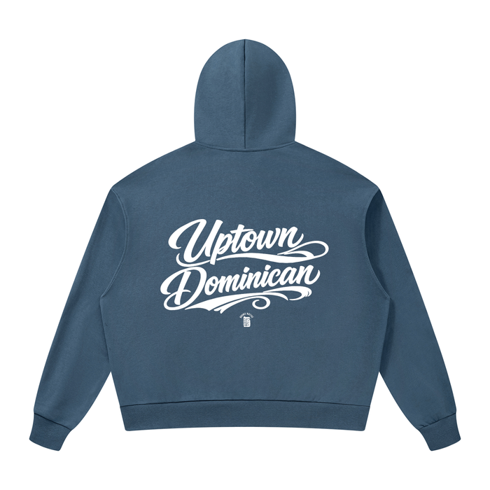 Dominican Republic Unisex Drop Shoulder Full Zip Hoodie