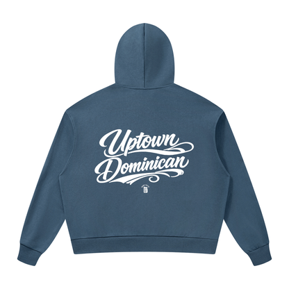 Dominican Republic Unisex Drop Shoulder Full Zip Hoodie