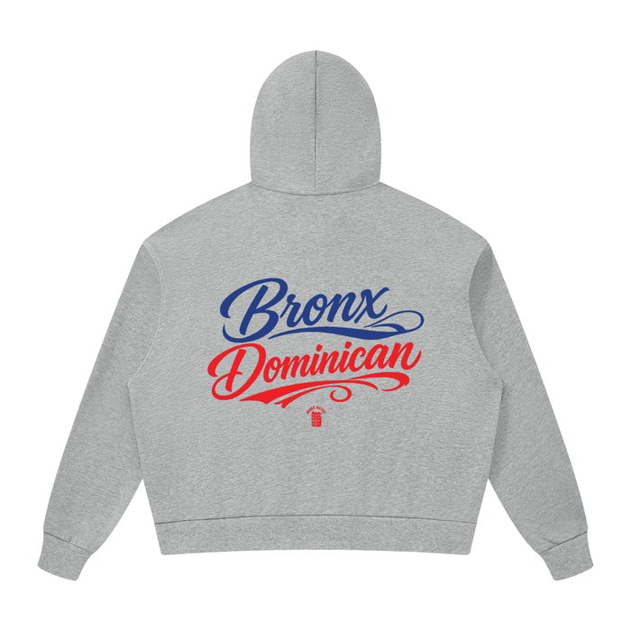 Dominican Republic Unisex Drop Shoulder Full Zip Hoodie