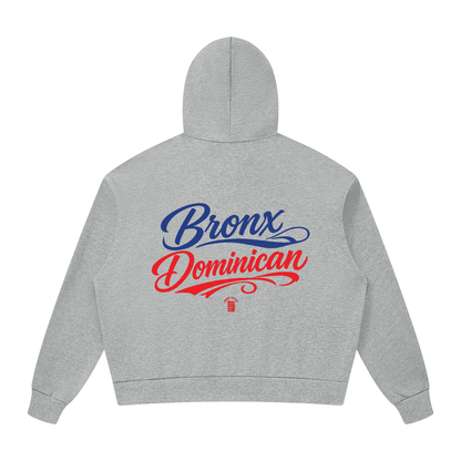 Dominican Republic Unisex Drop Shoulder Full Zip Hoodie