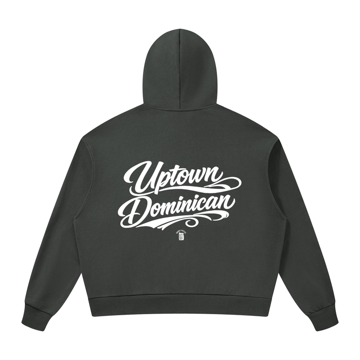 Dominican Republic Unisex Drop Shoulder Full Zip Hoodie