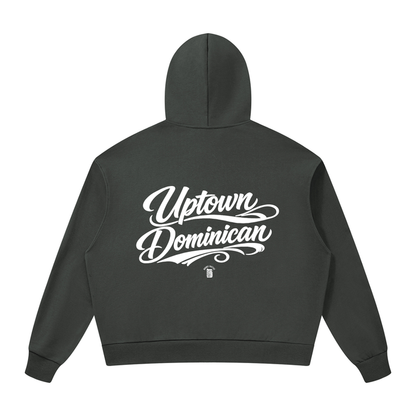 Dominican Republic Unisex Drop Shoulder Full Zip Hoodie