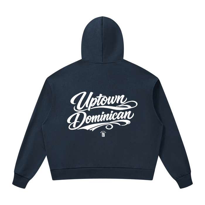 Dominican Republic Unisex Drop Shoulder Full Zip Hoodie