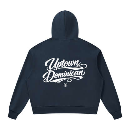 Dominican Republic Unisex Drop Shoulder Full Zip Hoodie