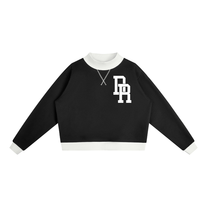 Dominican Republic Women’s Mock Neck Crewneck Sweatshirt