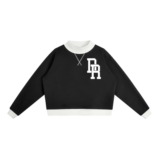 Dominican Republic Women’s Mock Neck Crewneck Sweatshirt