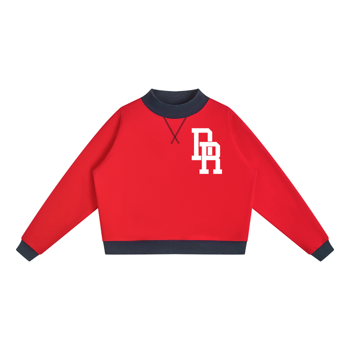 Dominican Republic Women’s Mock Neck Crewneck Sweatshirt