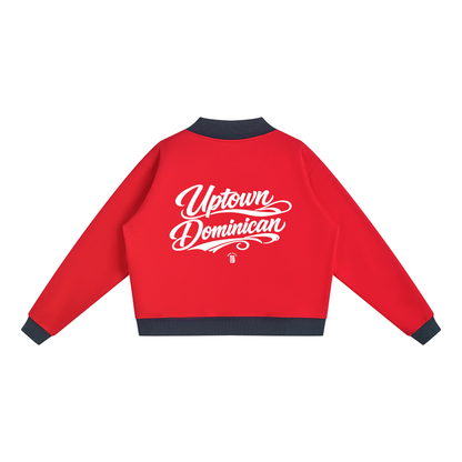 Dominican Republic Women’s Mock Neck Crewneck Sweatshirt