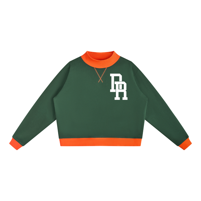 Dominican Republic Women’s Mock Neck Crewneck Sweatshirt