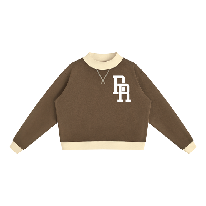 Dominican Republic Women’s Mock Neck Crewneck Sweatshirt