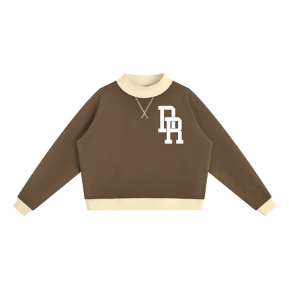 Dominican Republic Women’s Mock Neck Crewneck Sweatshirt