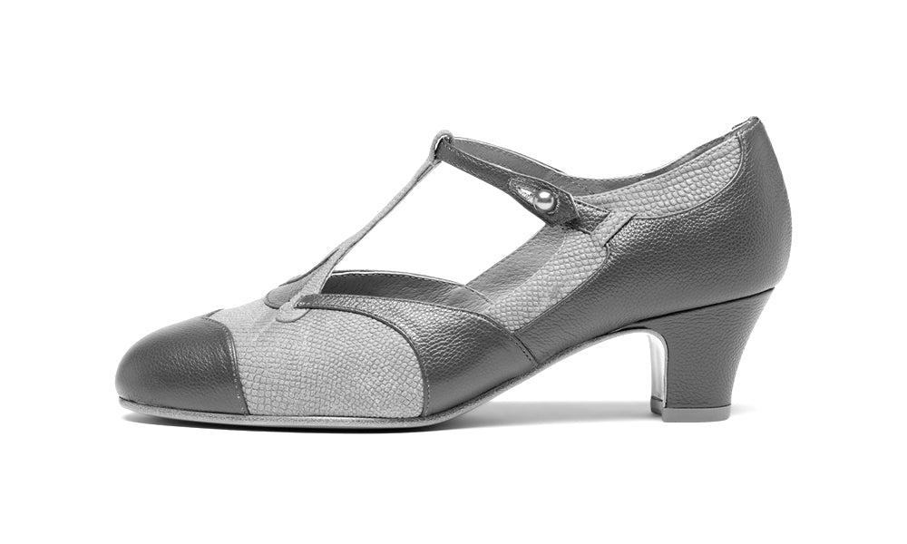 Doris 1920s Pumps (Chartreuse/Olive)