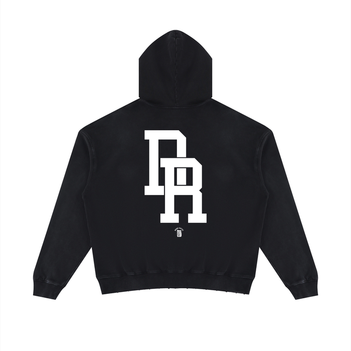 DR Unisex Mineral Wash Distressed Hoodie