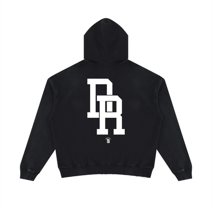 DR Unisex Mineral Wash Distressed Hoodie