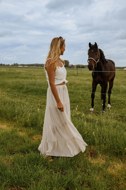 Beige Althea Skirt
