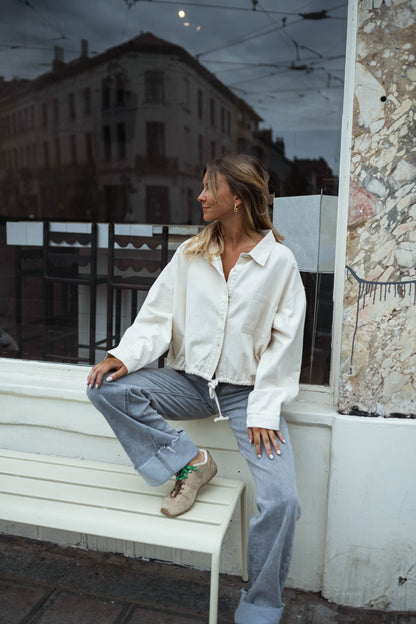 Beige Denim Hanae Shirt