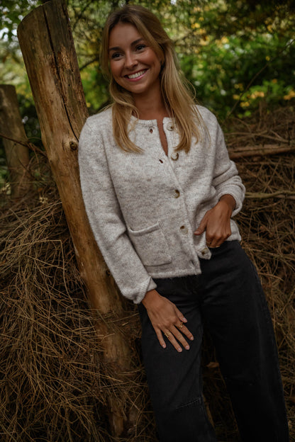 Beige Milene Cardigan