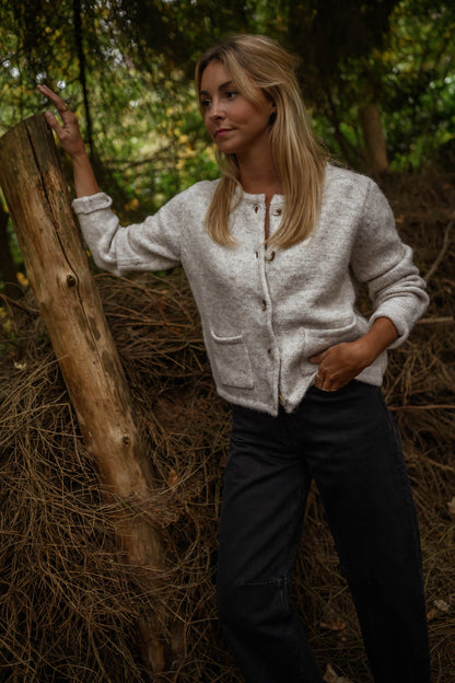 Beige Milene Cardigan