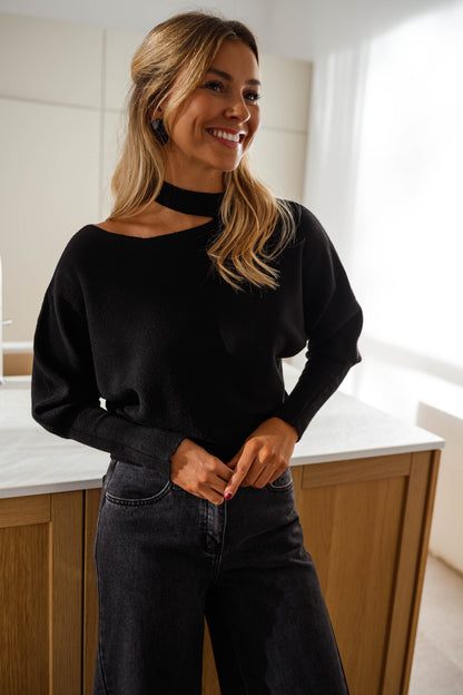Black Aiko Sweater