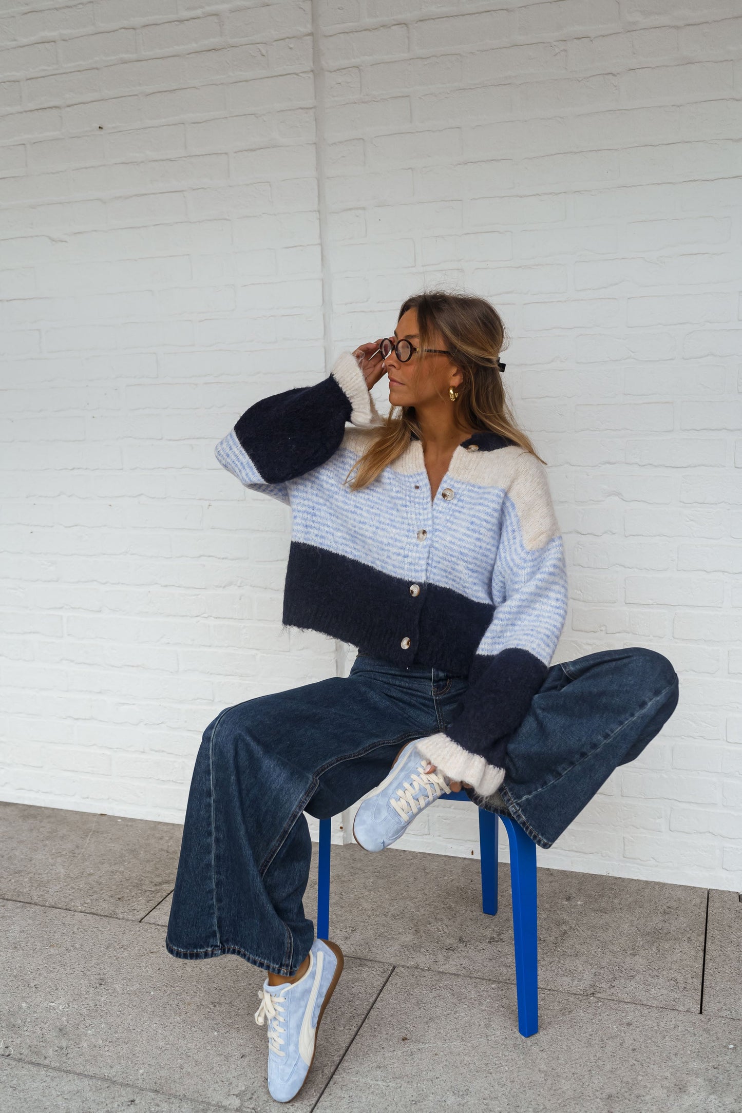 Blue Amren Cardigan