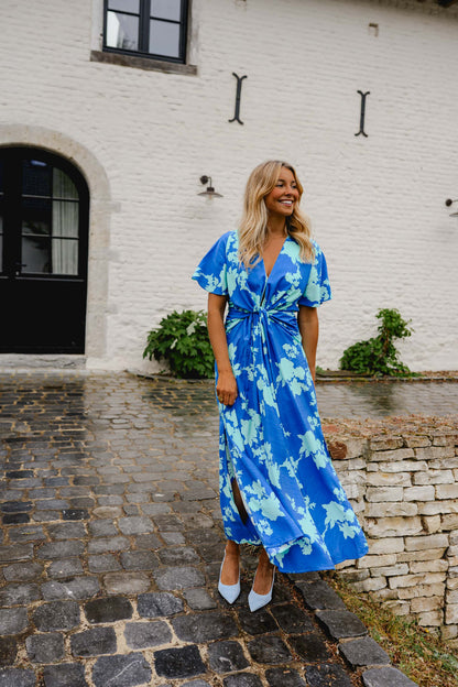 Blue Floral Joanny Dress