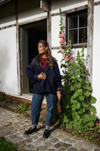Blue Marlise Coat