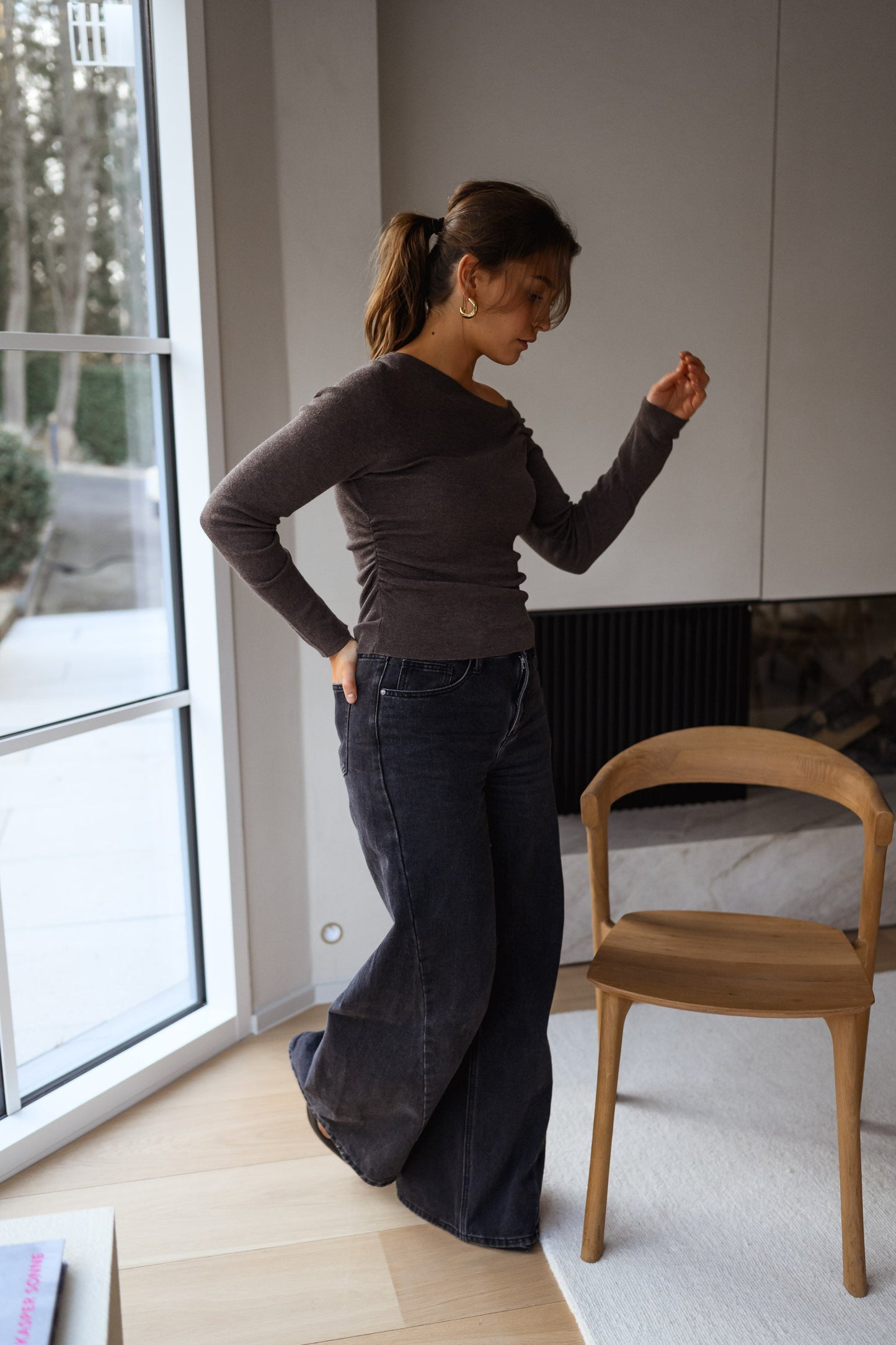 Brown Ambre Sweater