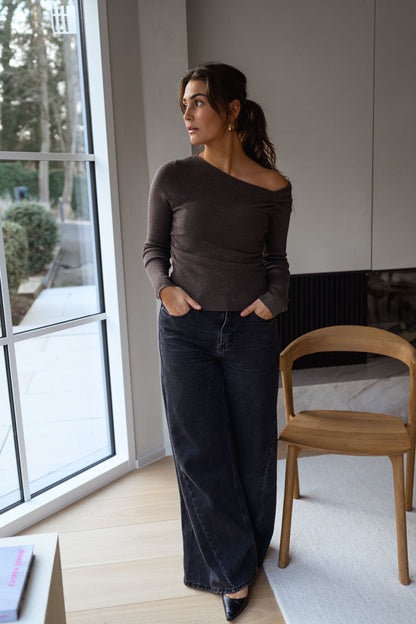 Brown Ambre Sweater