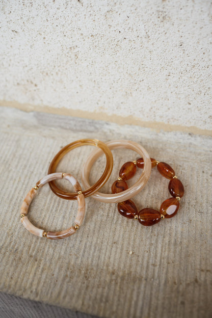 Beige and Brown Kaly Bracelet