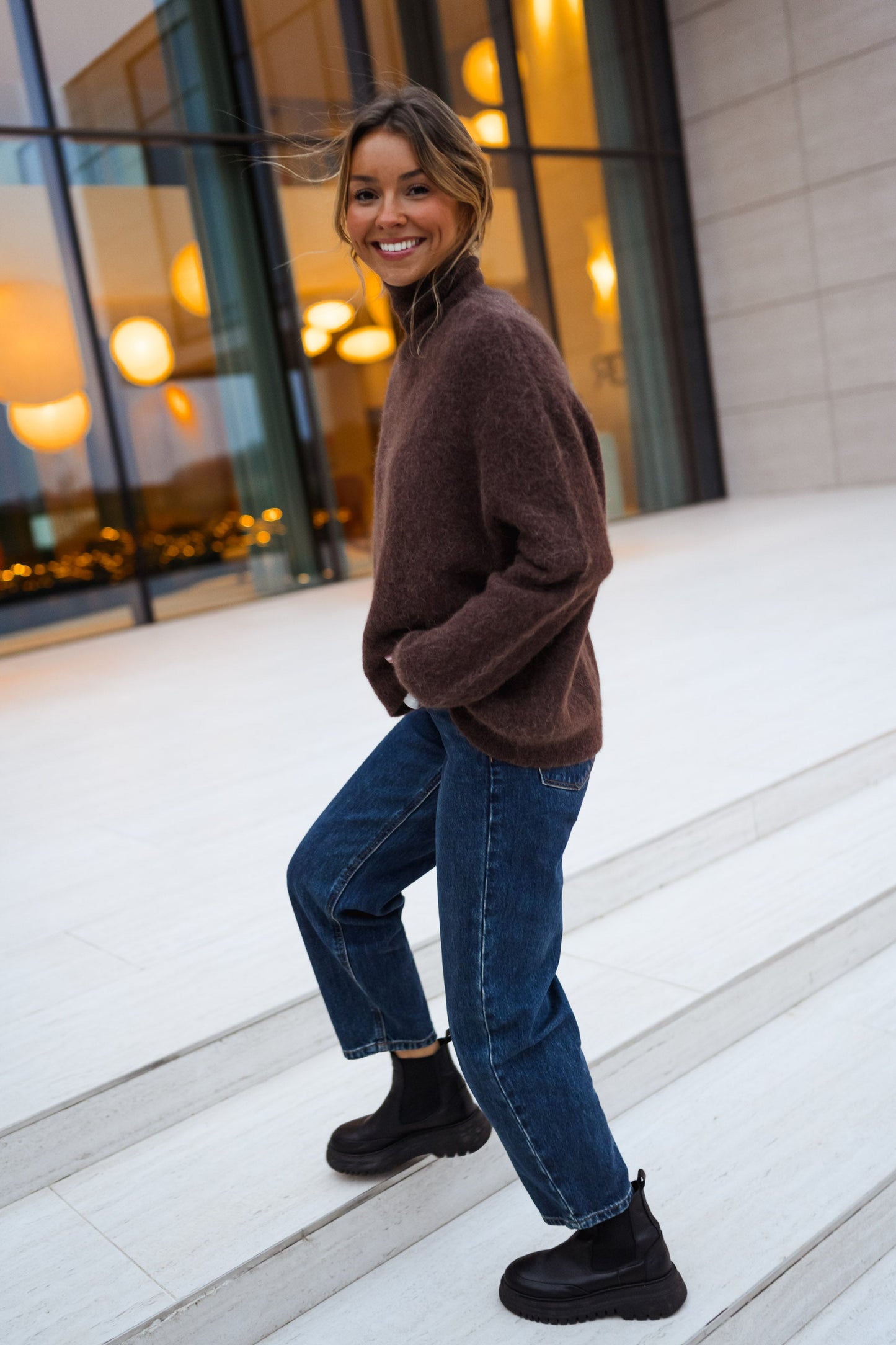 Brown Mara Sweater