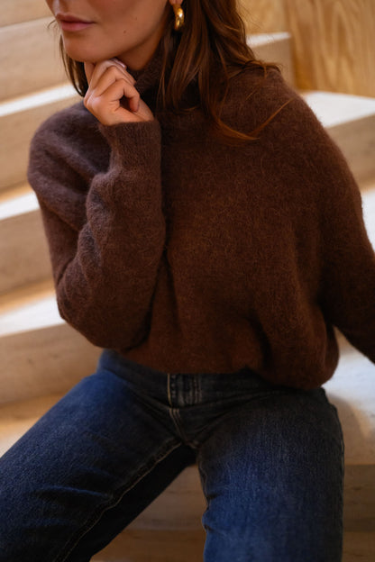 Brown Mara Sweater
