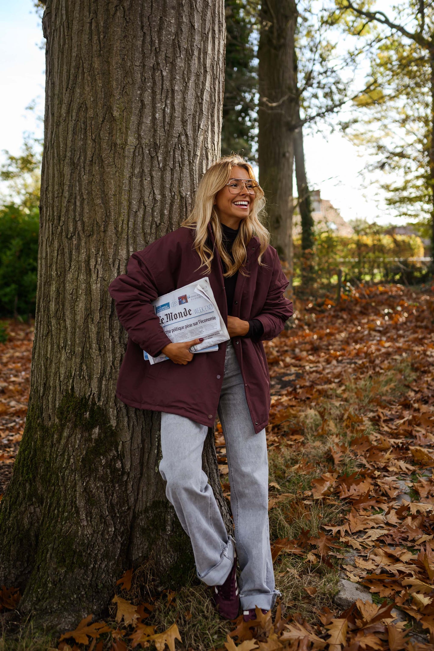 Burgundy Clio Coat