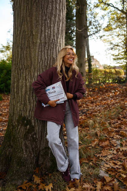 Burgundy Clio Coat