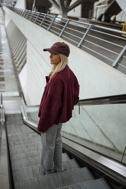 Burgundy Dave Jacket