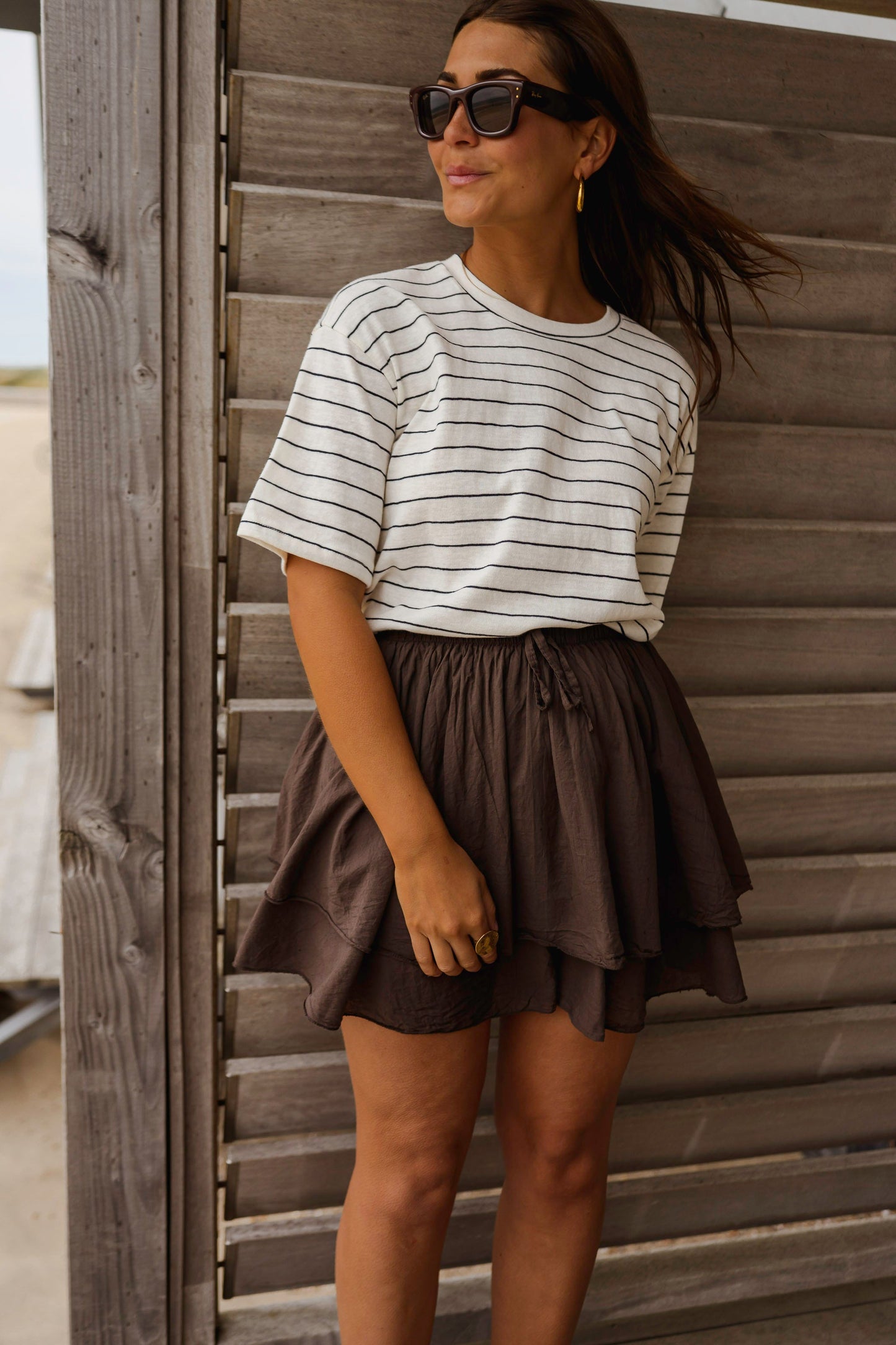 Chocolate Nady Skirt