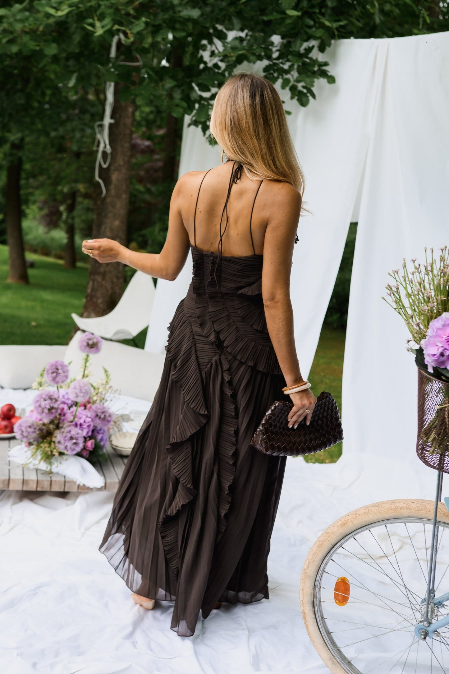 Chocolate Nanci Dress