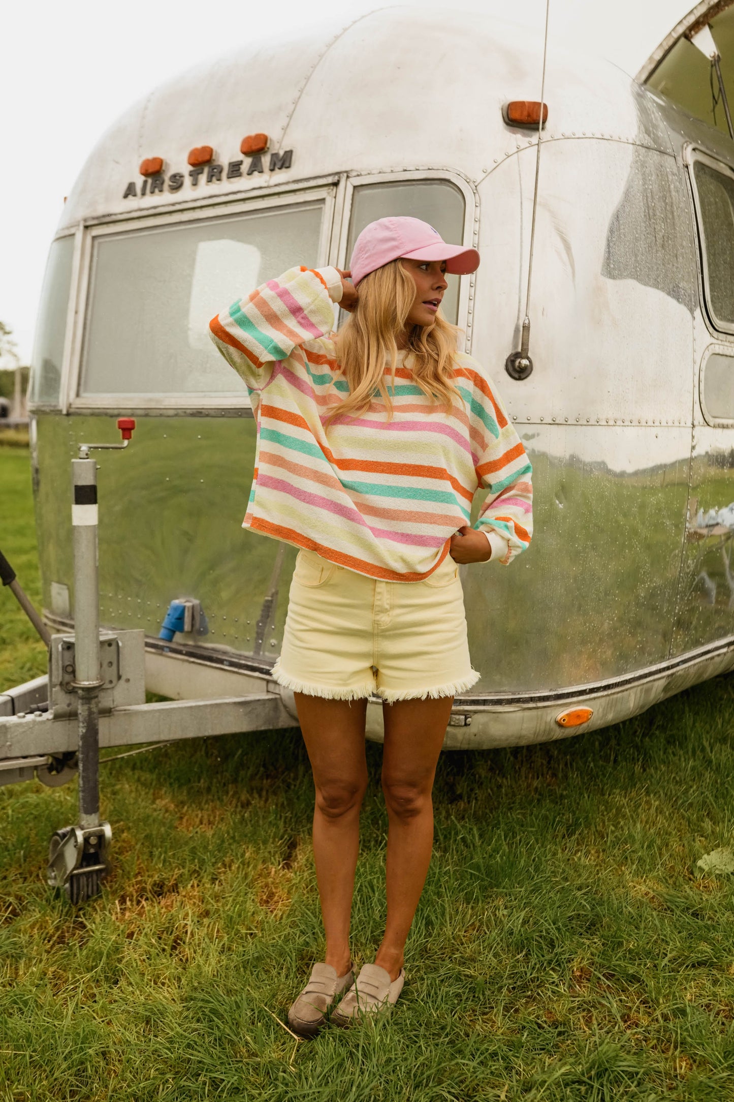 Ecru Striped Dawn Sweater