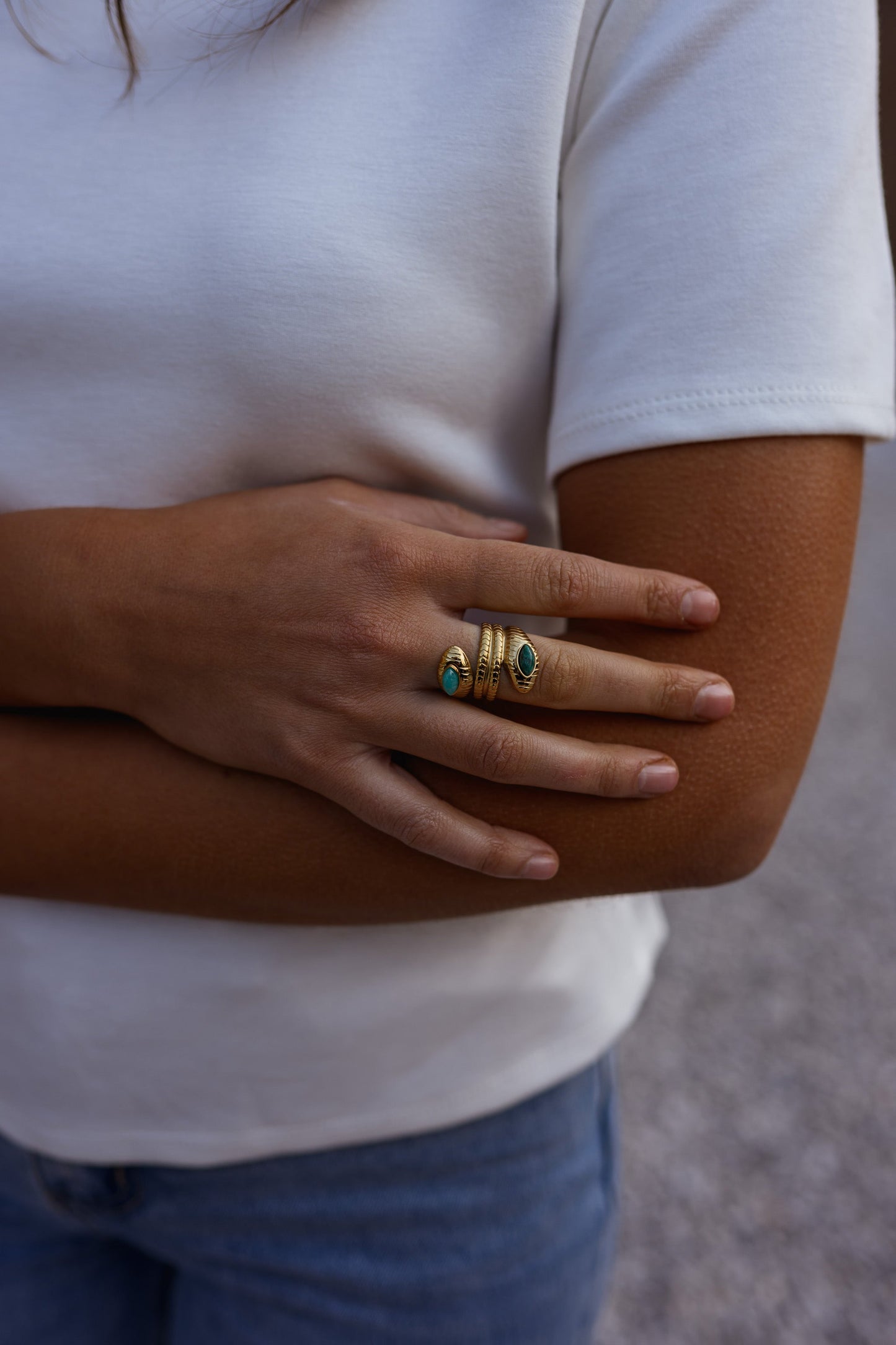 Golden Elicia Ring