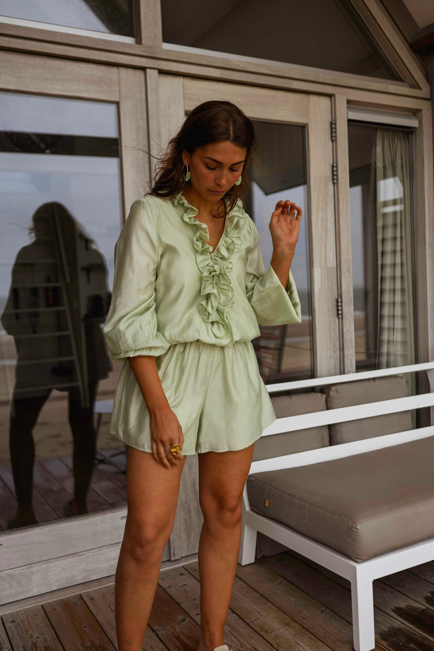 Green Mayssa Romper