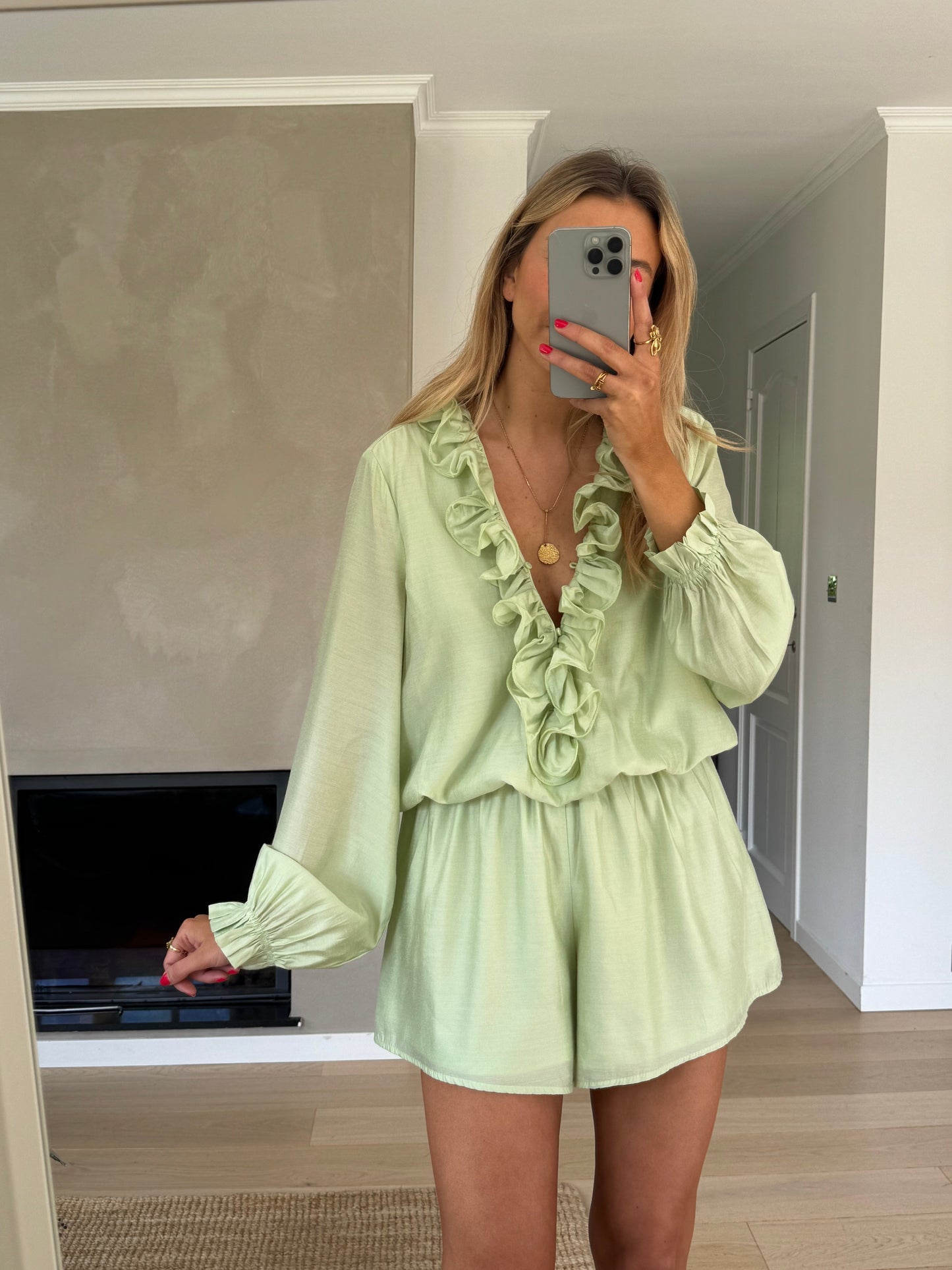 Green Mayssa Romper