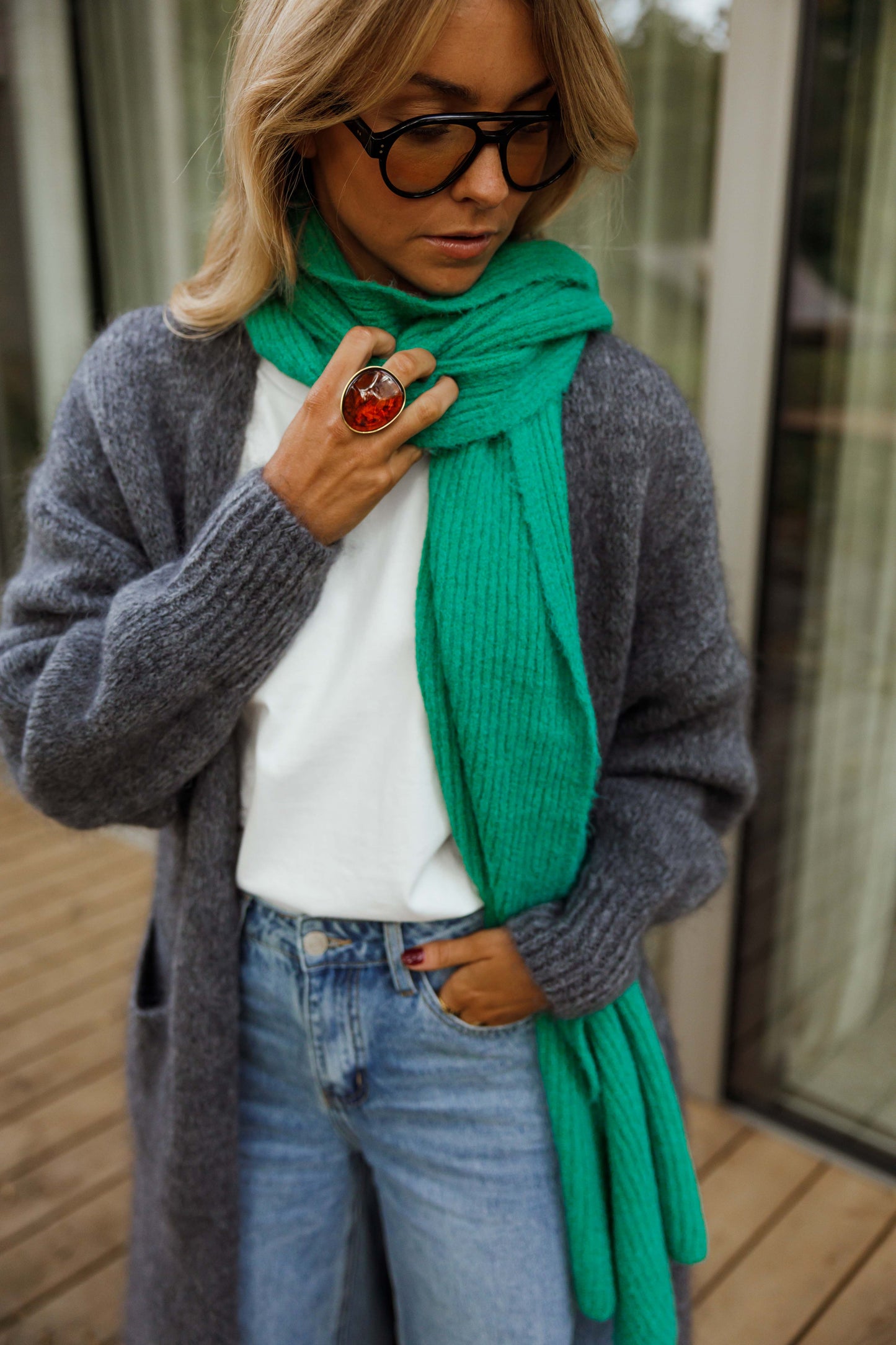 Green Sera Scarf
