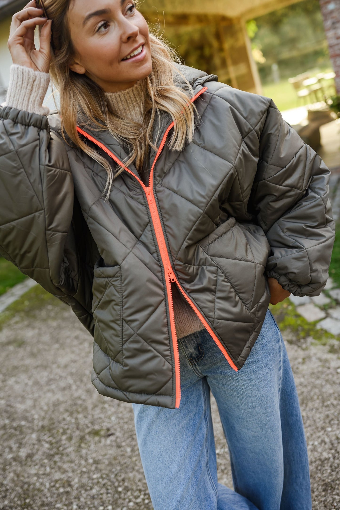 Khaki Rainy Coat