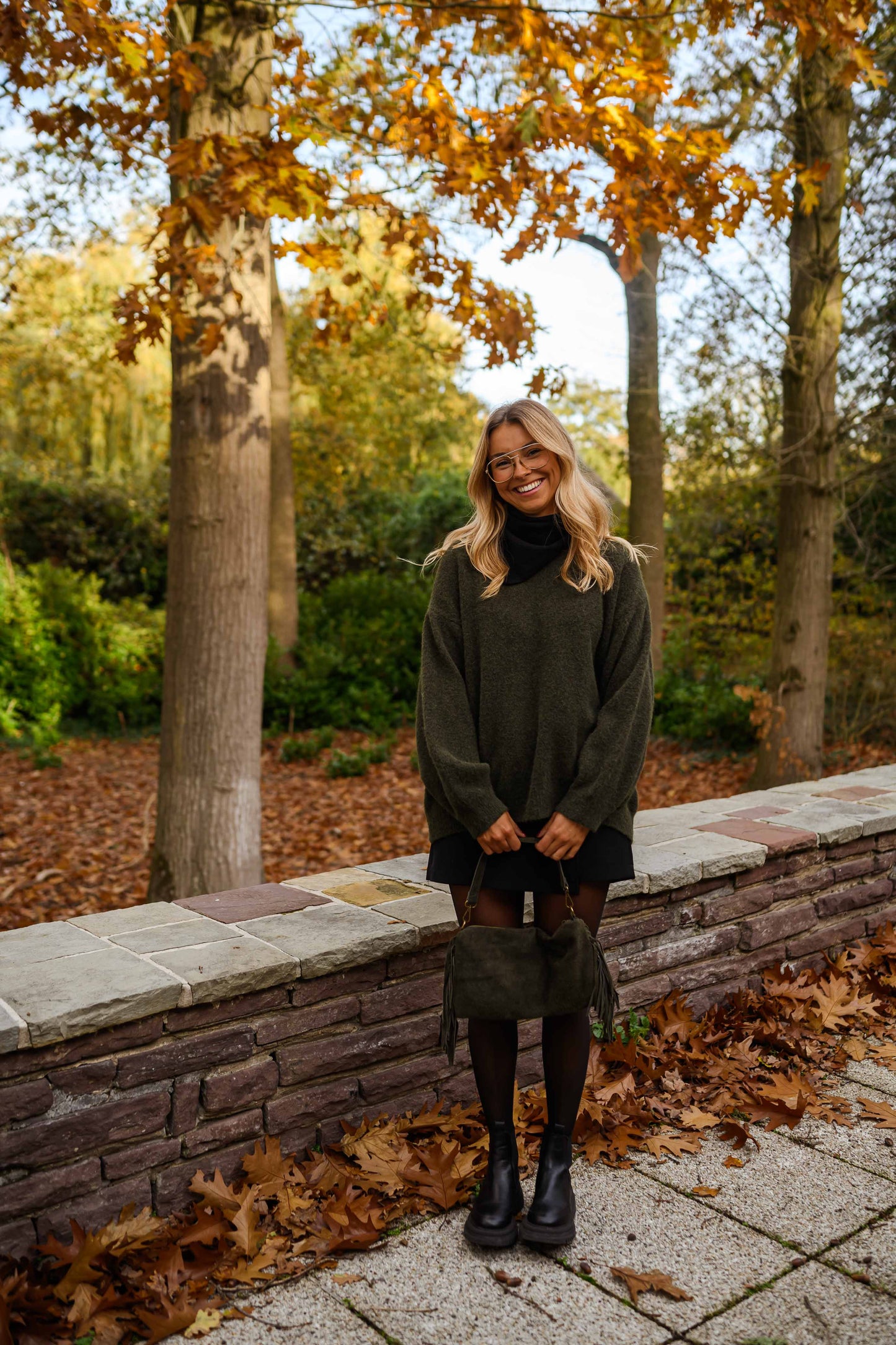 Khaki Jutta Sweater