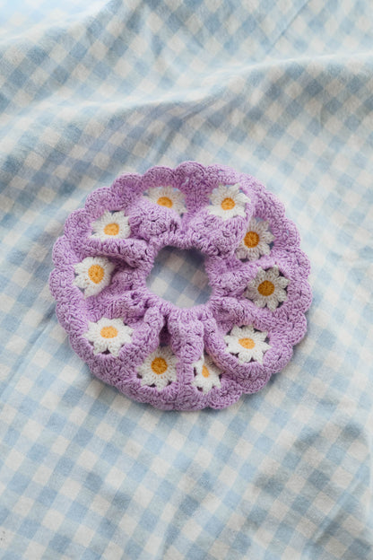 Lilac Crochet Davy Scrunchie